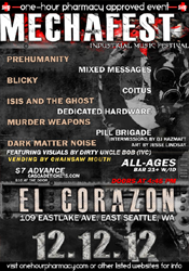 MON 12/12 - PORTLAND, OR<br />
DJ HAZMATT aka<br />
STATUTORY RAY @ TONIC