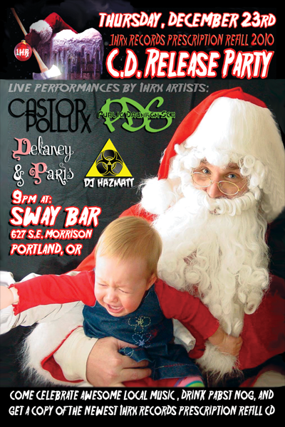 1HRx Records @ Sway Bar in Portland, OR on 12/23