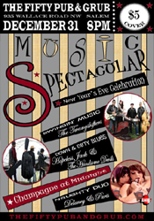 Delaney & Paris NYE Party 12/31 @ The Fifty in Salem, OR