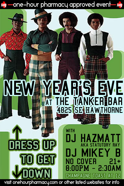 Dec 31st NYE Party @ Tanker Bar