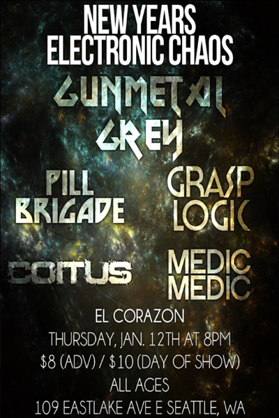 Pill Brigade @ El Corazon Thurs Jan 12