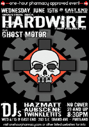 WED 6/15 - PORTLAND, OR<br />
DJ HAZMATT, TWINKLETITS<br />
w/ HARDWIRE & More!