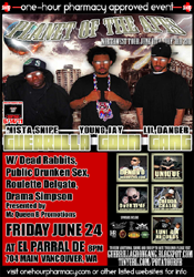 FRI 6/24 - VANCOUVER, WA<br />
PUBLIC DRUNKEN SEX<br />
w/ G.G.G. & More!